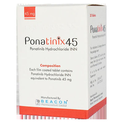 30 Kapsul 45mg Ponatinib Çoklu Hedefli Kinase Inhibitörleri