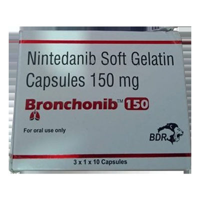 satın al Nintedanib Bronchonib 150mg Kanser Tedavisi İlaçları 10 Kapsul 3 Tabak online manufacture