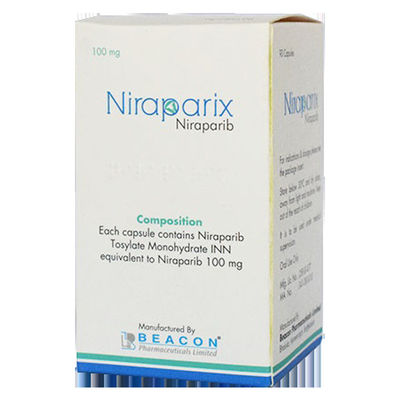 satın al 30 Kapsul 100mg Niraparib Niraprix Fallop tüpü kanseri için online manufacture