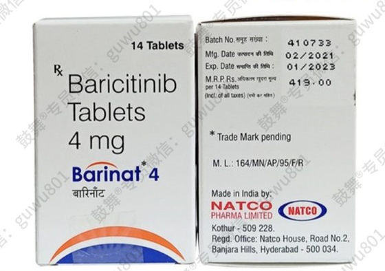 satın al Natco Barisitib - Barinat 4mg*14 tablet Romatoid artrit (RA), ankilozan spondilit (AS), sedef hastalığı, atopik dermatit, Tedavi evresi için uygundur online manufacture