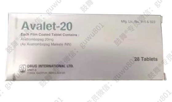 satın al DILAvatrombopag_ Avalet20mg*28 tablet (kutusu) Karaciğer hastalığı olan hastalarda trombositopeni online manufacture