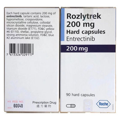 90 Kapsül Entrectinib Rozlytrek Akciğer Kanseri Tedavisi İçin 200mg İlaçlar