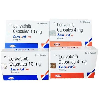 Natco、Tlph、Phokam、Beacon、Eisai Lenvatinib E7080 Lenvima  4mg*30 tablet Karaciğer hücresi kanseri, tiroid kanseri, böbrek hücreli karsinom, mide kanseri evre 1 2 3 kanser için